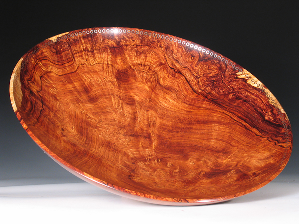  HONDURAS ROSEWOOD BOWL - detail 1