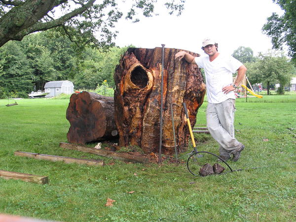 The proud new owner of some very nicely figured hard maple